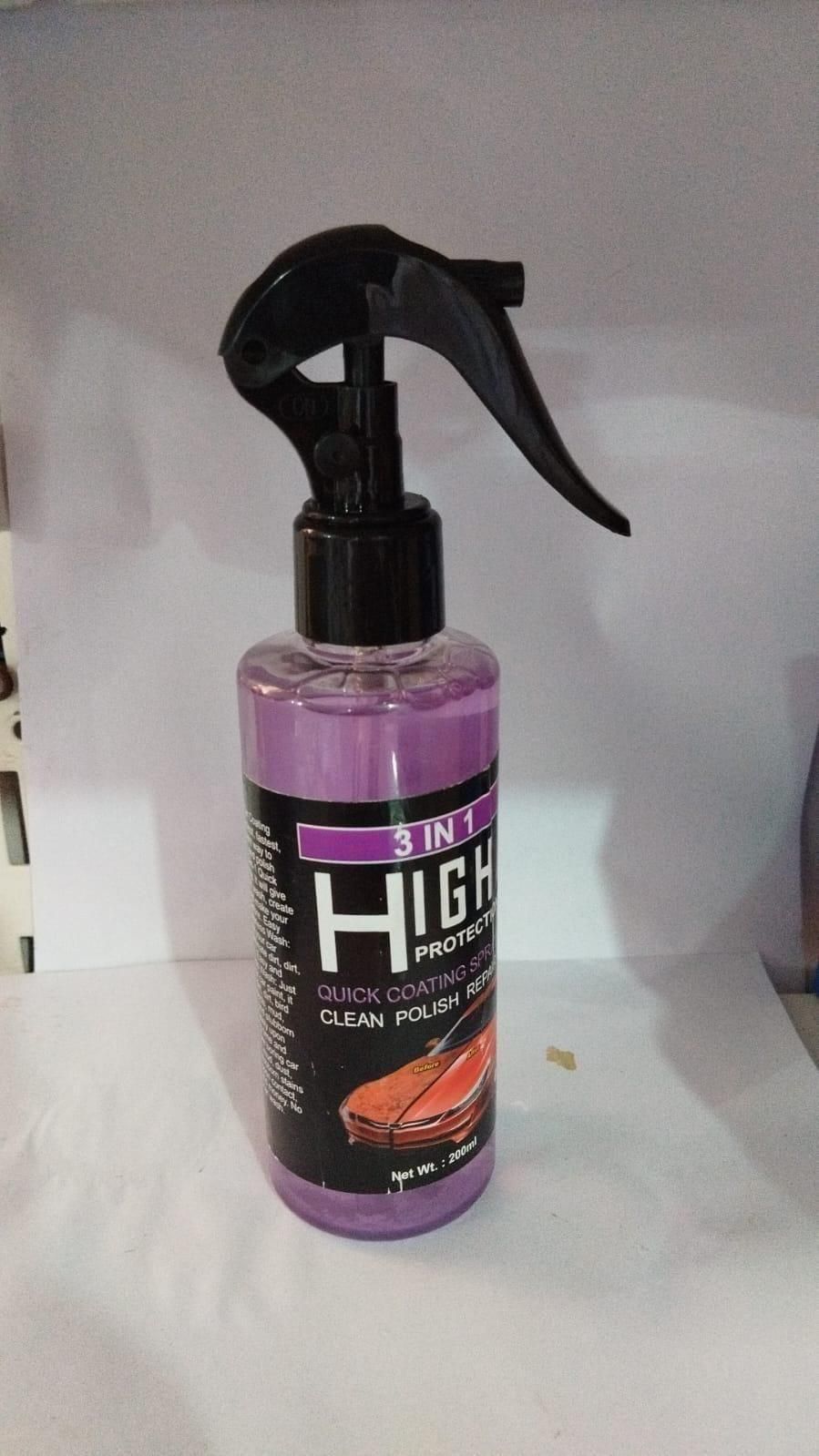 3 in 1 High Protection Quick Car Ceramic Coating Pack of 2 with 1 Pump