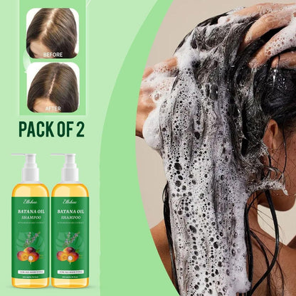 TryOnes BATANA OIL SHAMPOO with Rosemary Extract 400 ml Pack of 2