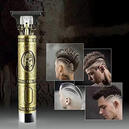 Hair Trimmer For Men Buddha Style Trimmer, Professional Hair Clipper (Golden)