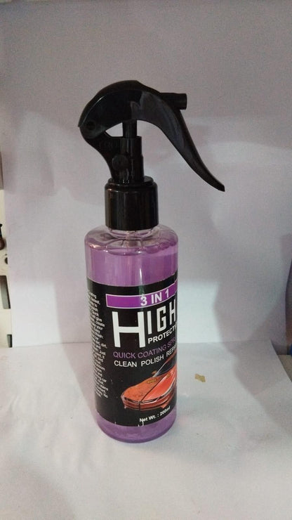 3 in 1 High Protection Quick Car Ceramic Coating Pack of 2 with 1 Pump