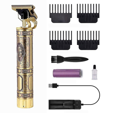 Hair Trimmer For Men Buddha Style Trimmer, Professional Hair Clipper (Golden)