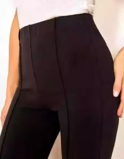 Women's Nontransparent Fabric Classic-Stylish Pant Pack of 2 (Black & White)