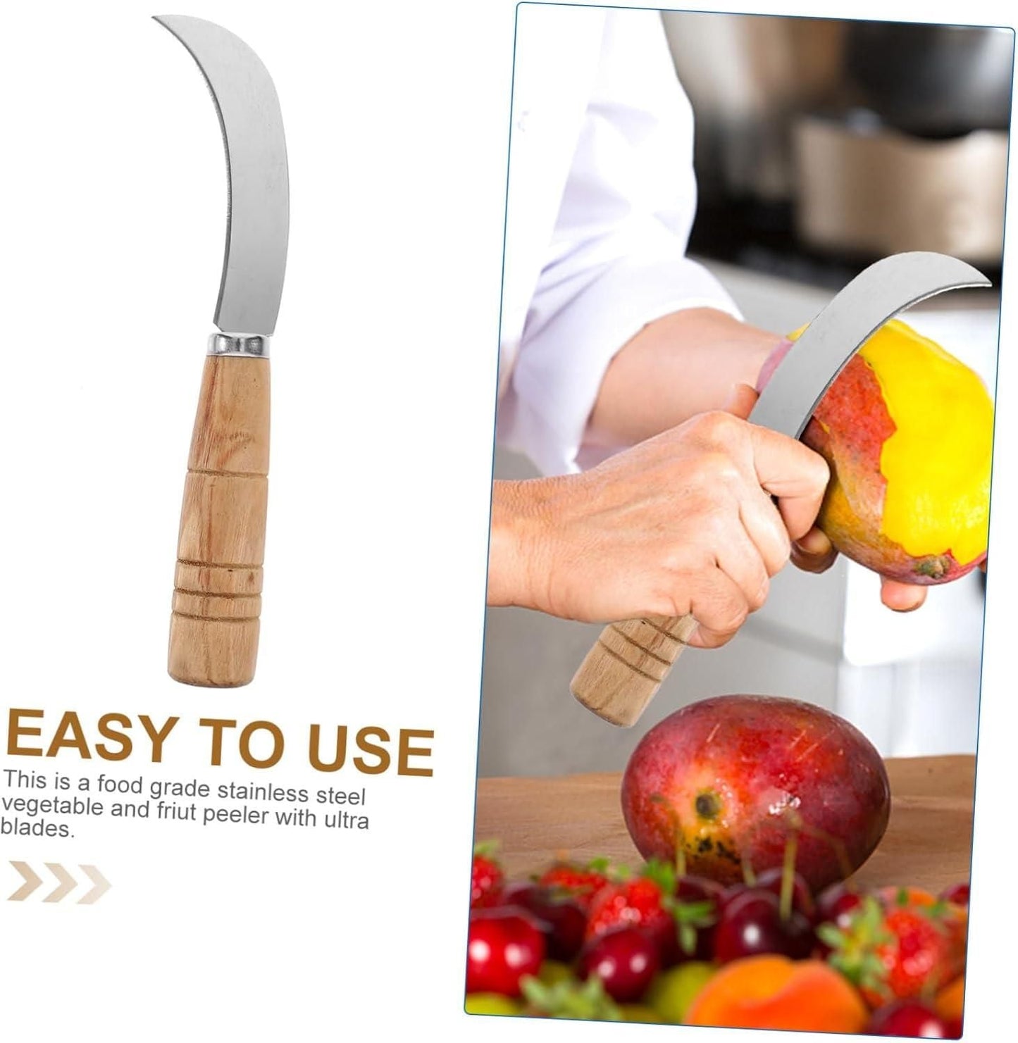Small Scimitar Fruit Knife